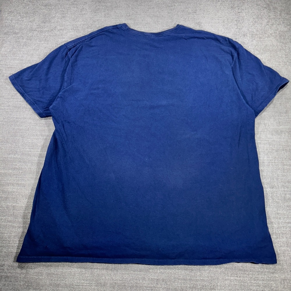 Delta Pro Weight Las Vegas Nevada Tee Mens 2XL Navy Blue Good Graphic T-Shirt - Picture 2 of 9